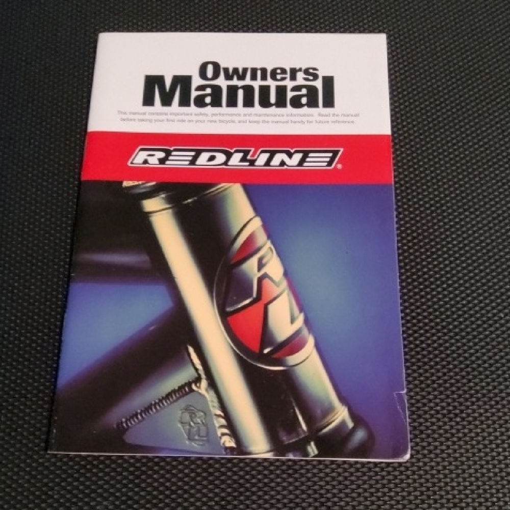 1996 Redline Owners Manual